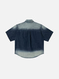 Washed Pocket Short Sleeve Shirt