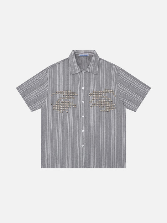 Studded Short Sleeve Shirt