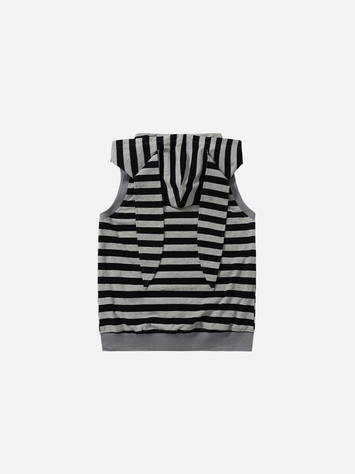 Boxy Striped Bunny Ear Tank Top