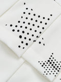 Polka Dot Pleated Skirt