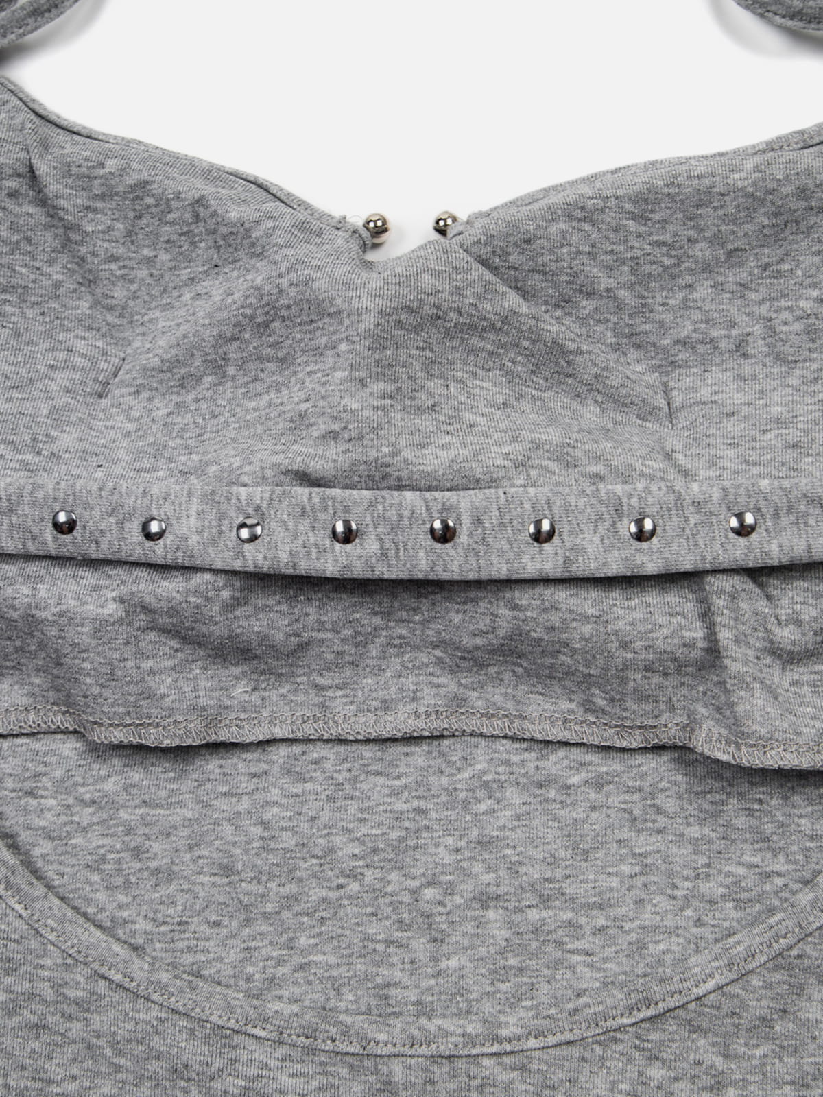 Studded Halter Tank Top