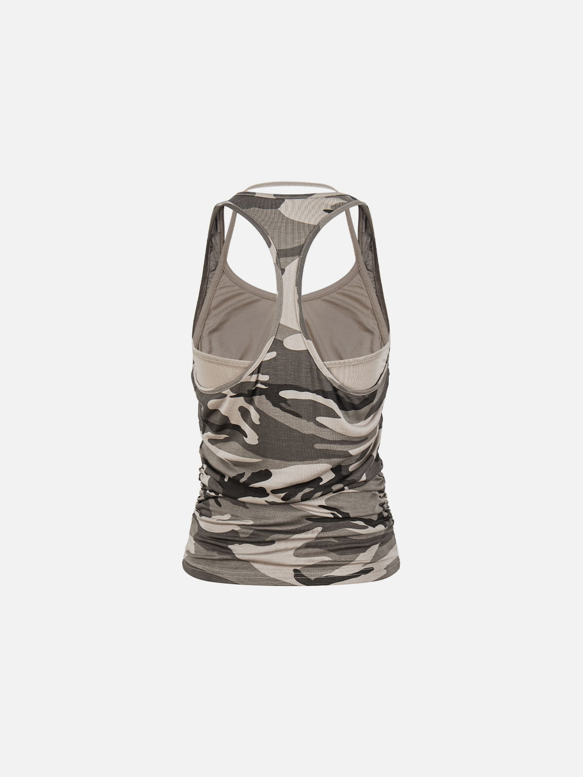 Camo Layered Tank Top