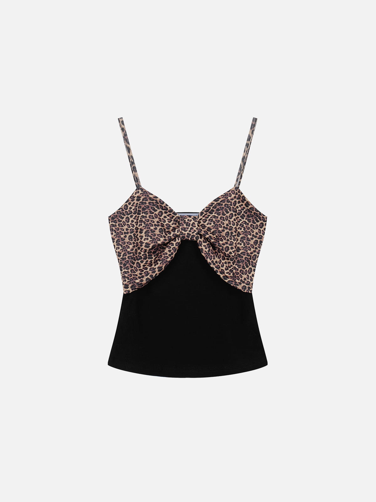 Leopard Bow Cami Top