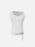 Chain Hooded Tank Top