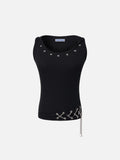 Chain Hooded Tank Top