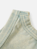Washed Ruched Tank Top