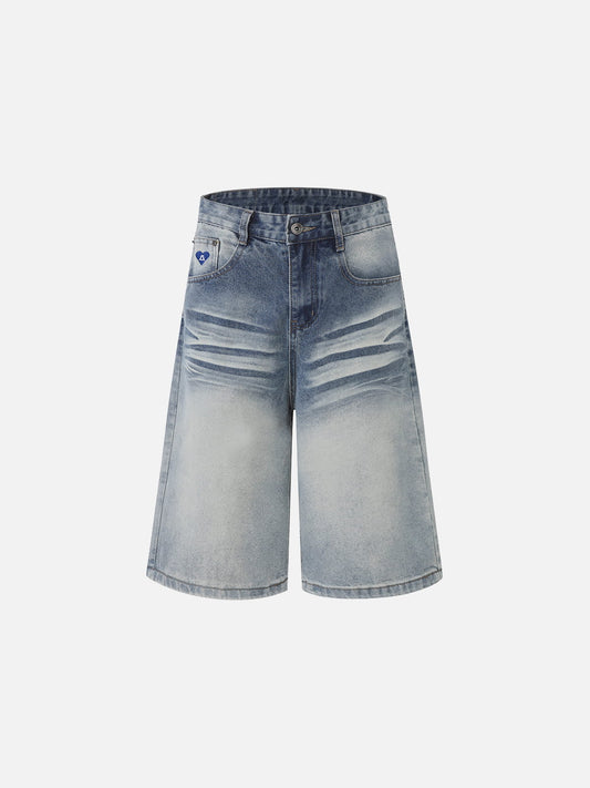 Washed Fade Longline Jorts