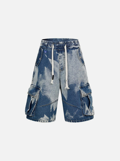 Tie Dye Cargo Jorts