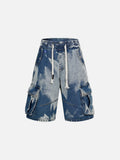 Tie Dye Cargo Jorts