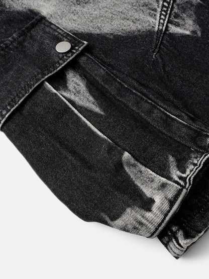 Tie Dye Cargo Jorts