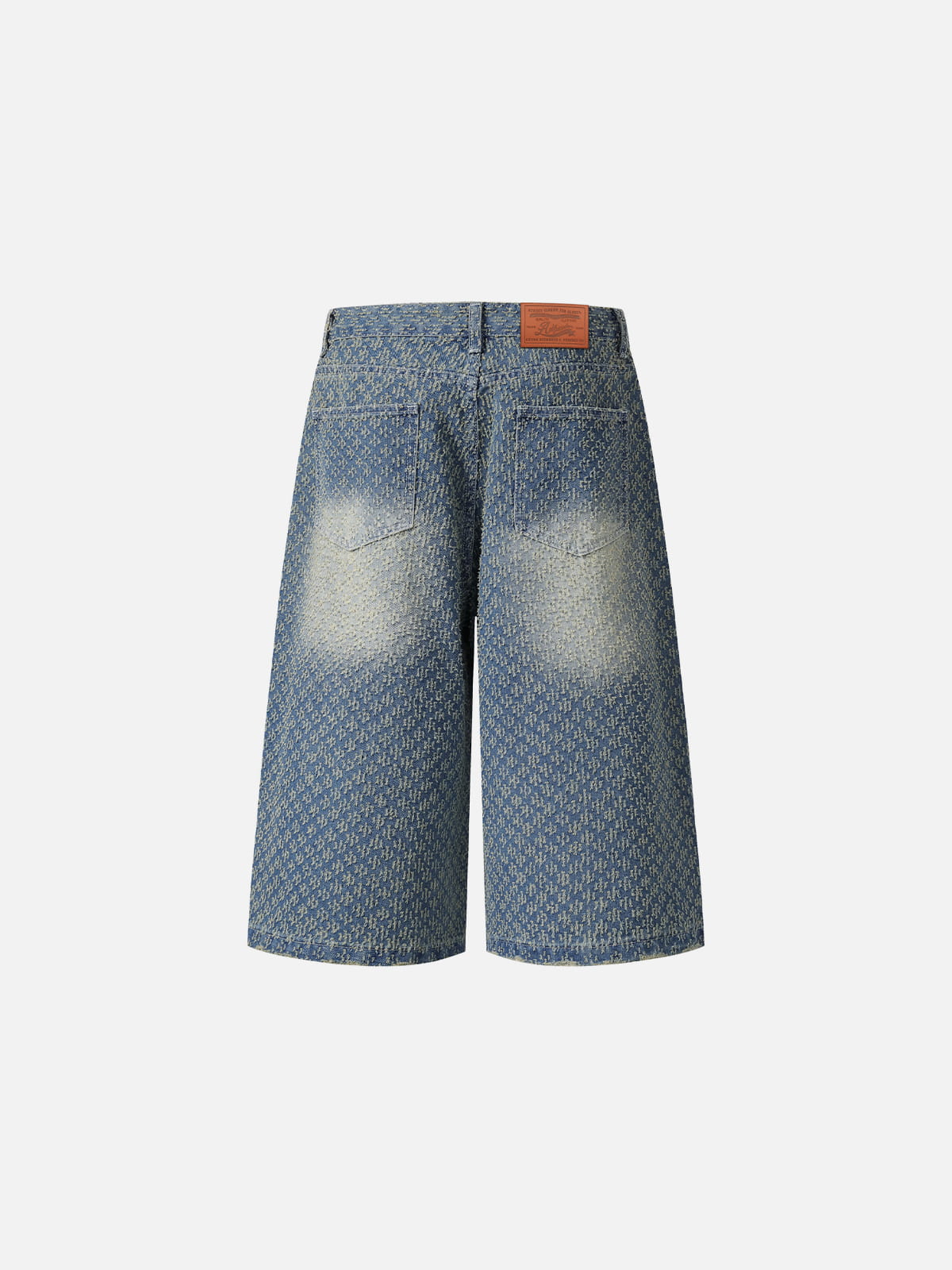 Washed Pattern Jorts