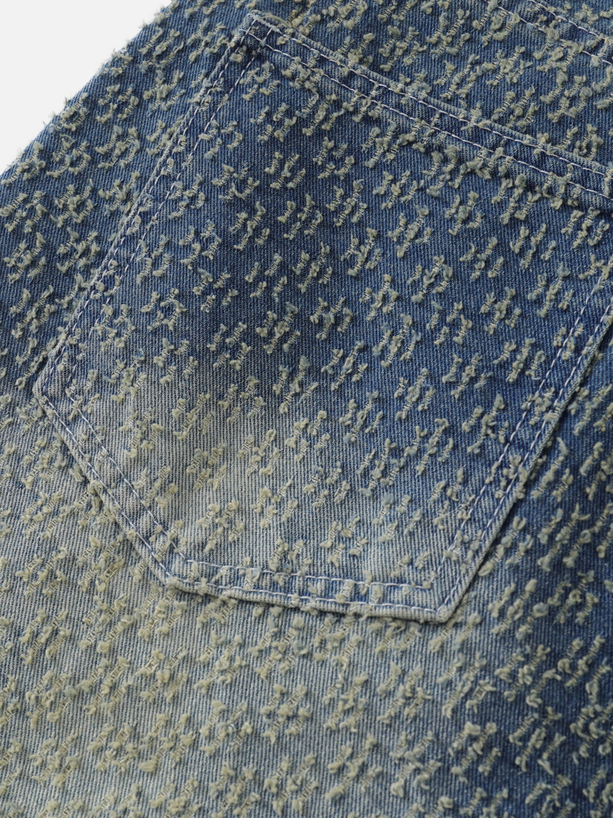 Washed Pattern Jorts