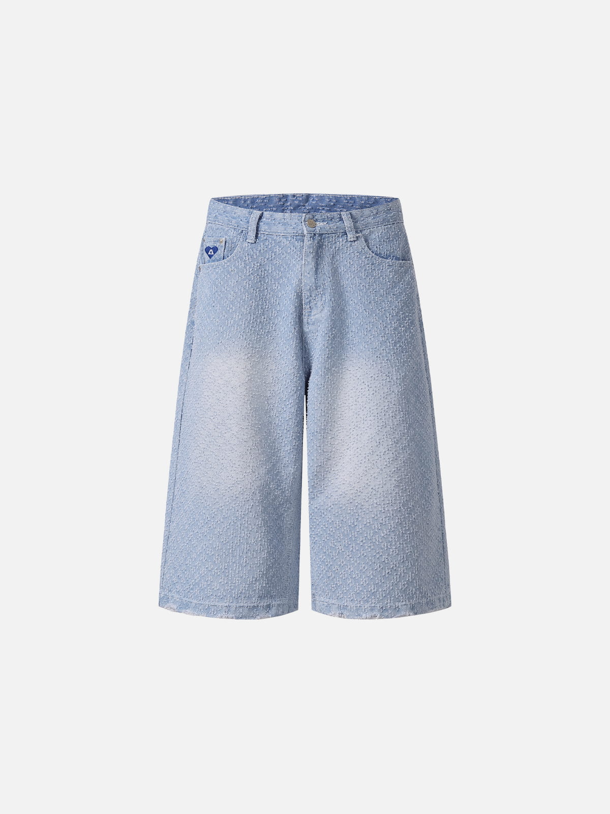 Washed Pattern Jorts