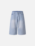 Washed Pattern Jorts