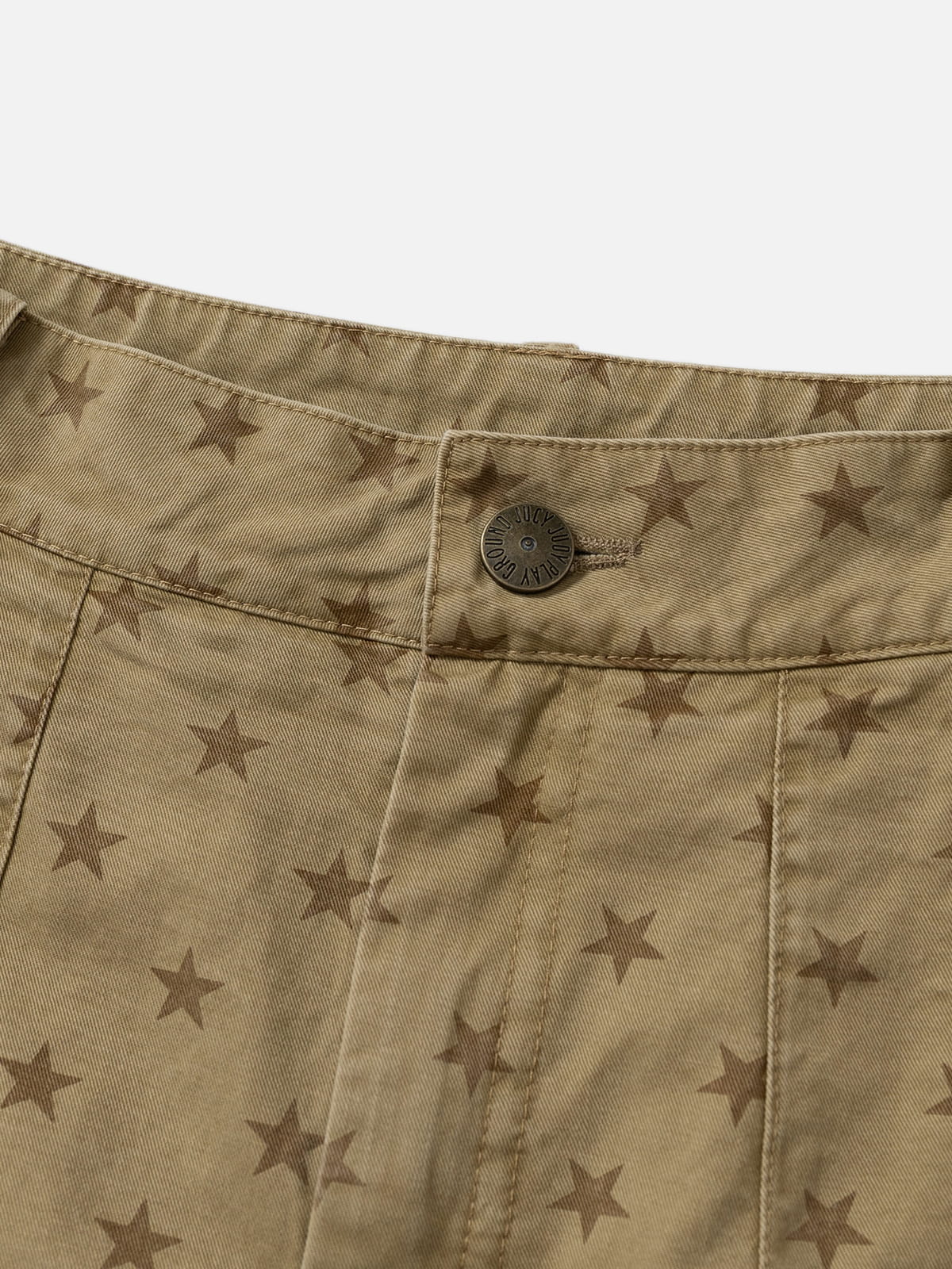 Star Patchwork Asymmetric Skirt