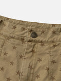 Star Patchwork Asymmetric Skirt