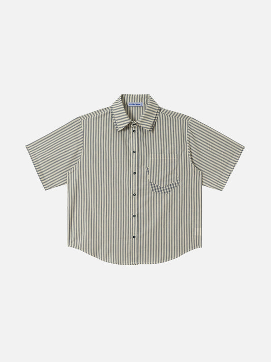 Stripe Short Sleeve Shirt