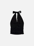 Star Graphic Halter Top