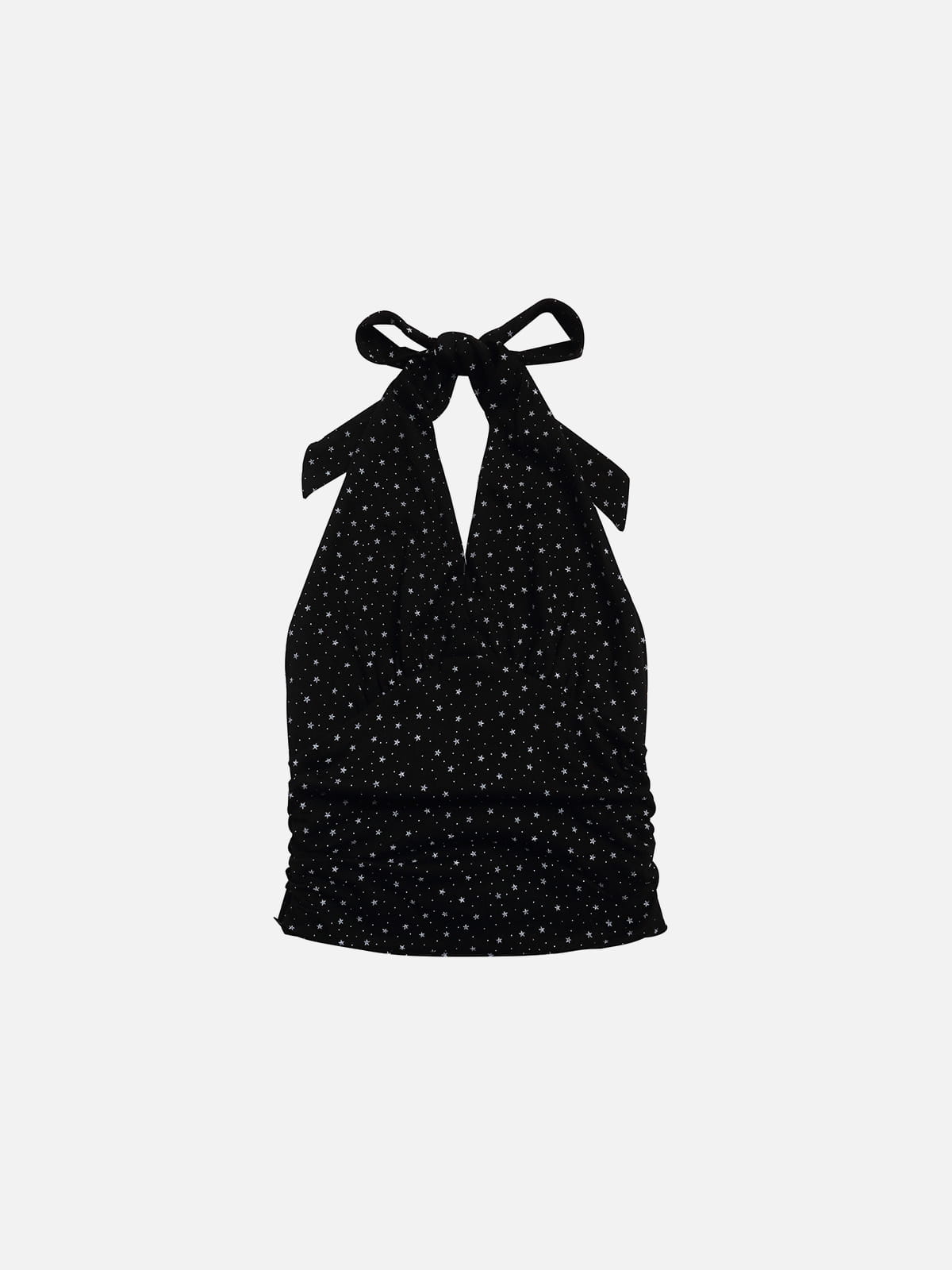 Star Graphic Halter Top