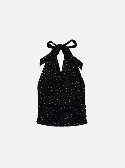 Star Graphic Halter Top