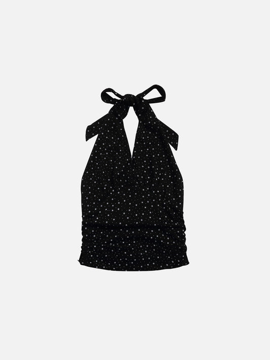 Star Graphic Halter Top