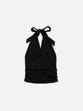 Star Graphic Halter Top