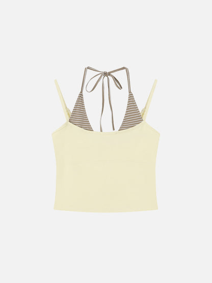 Layered Halter Cami Top