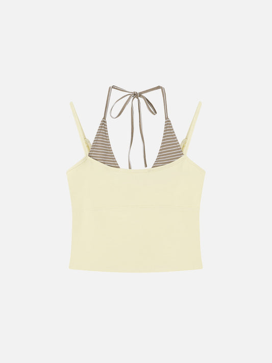 Layered Halter Cami Top