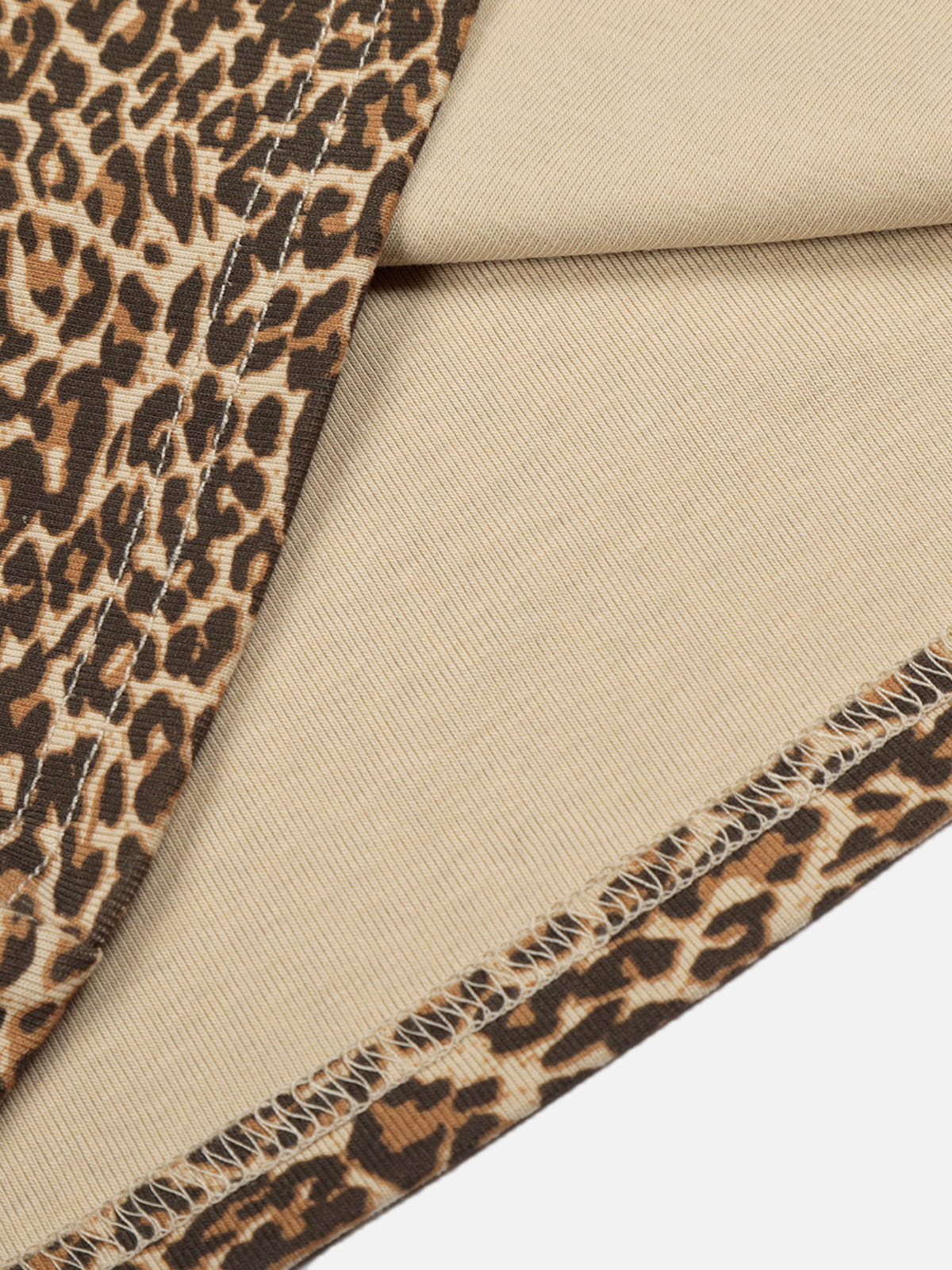 Leopard Henley Tank Top
