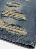 Layered Distressed Longline Jorts