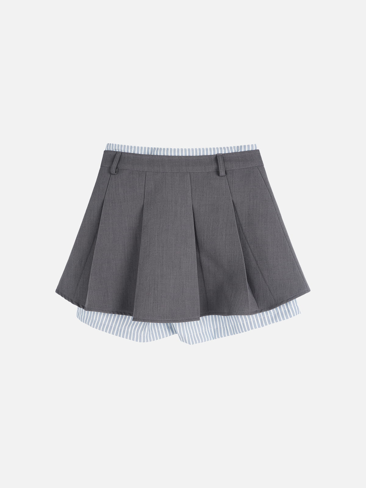 Pleated Layered Skirt