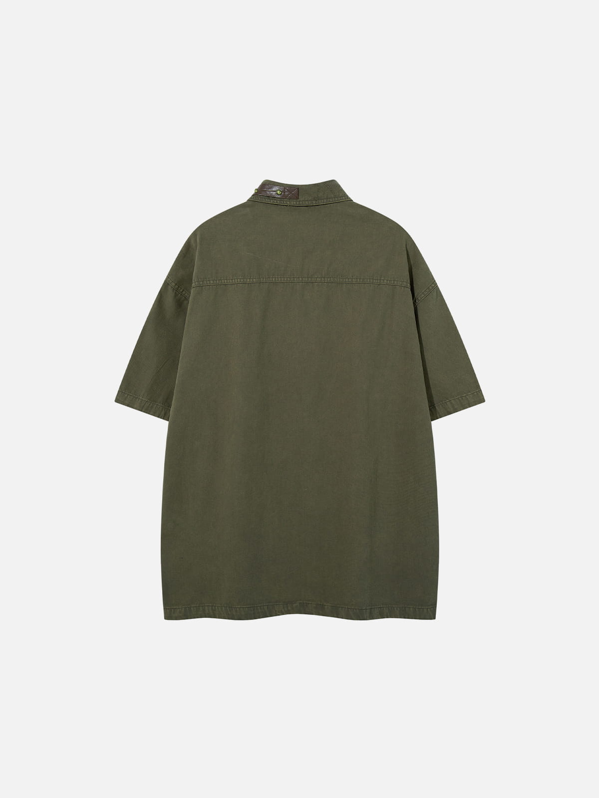 Patchwork Short Sleeve Shirt