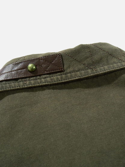Patchwork Short Sleeve Shirt