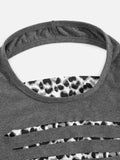 Leopard Cutout Tank Top