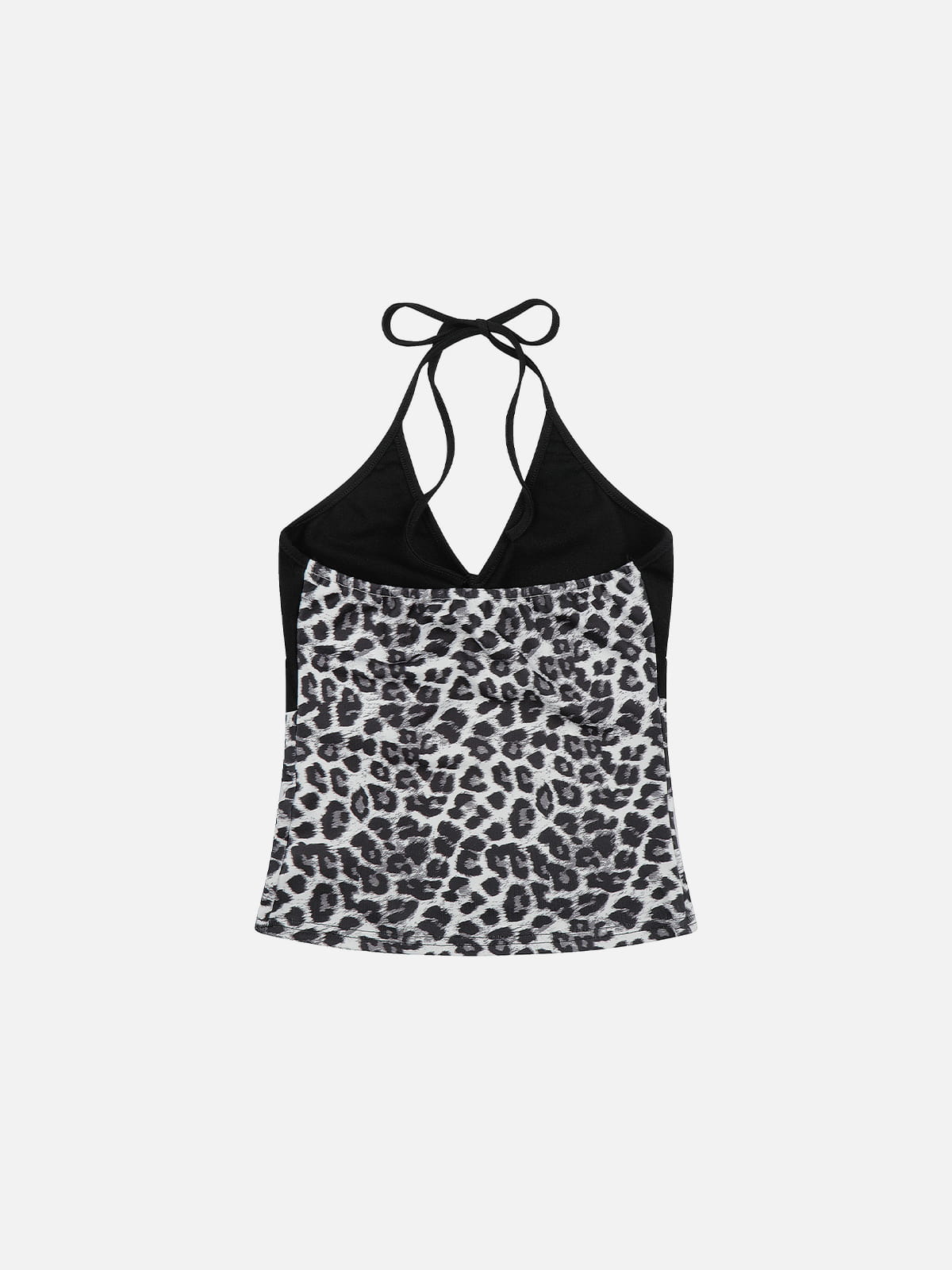 Leopard Halter Top