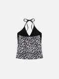 Leopard Halter Top