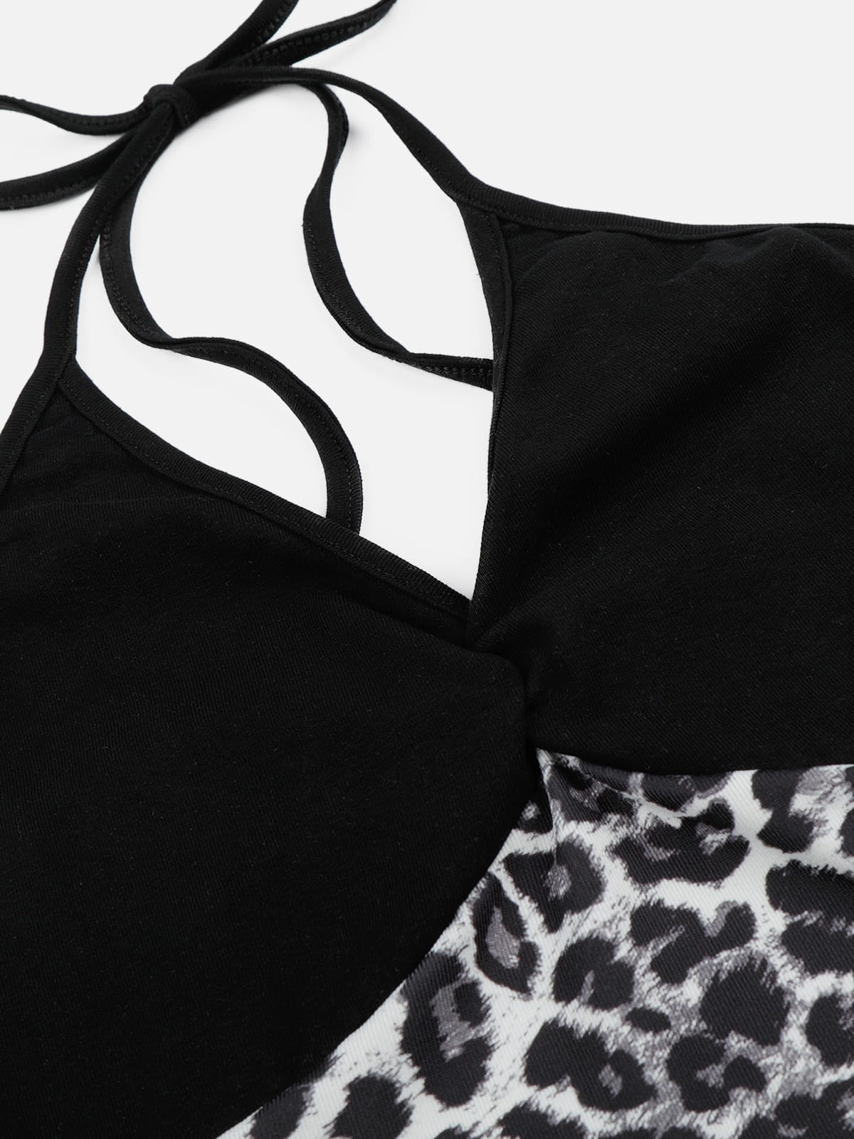 Leopard Halter Top