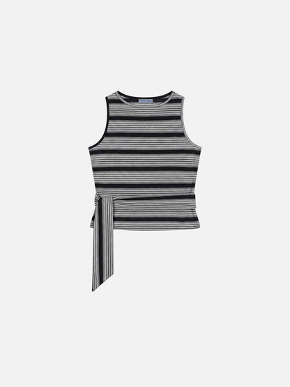 Stripe Tie Tank Top