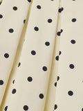 Polka Dot Pleated Skirt