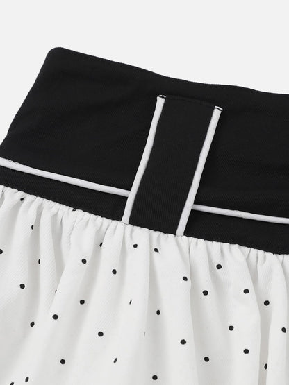 Polka Dot Bubble Skirt