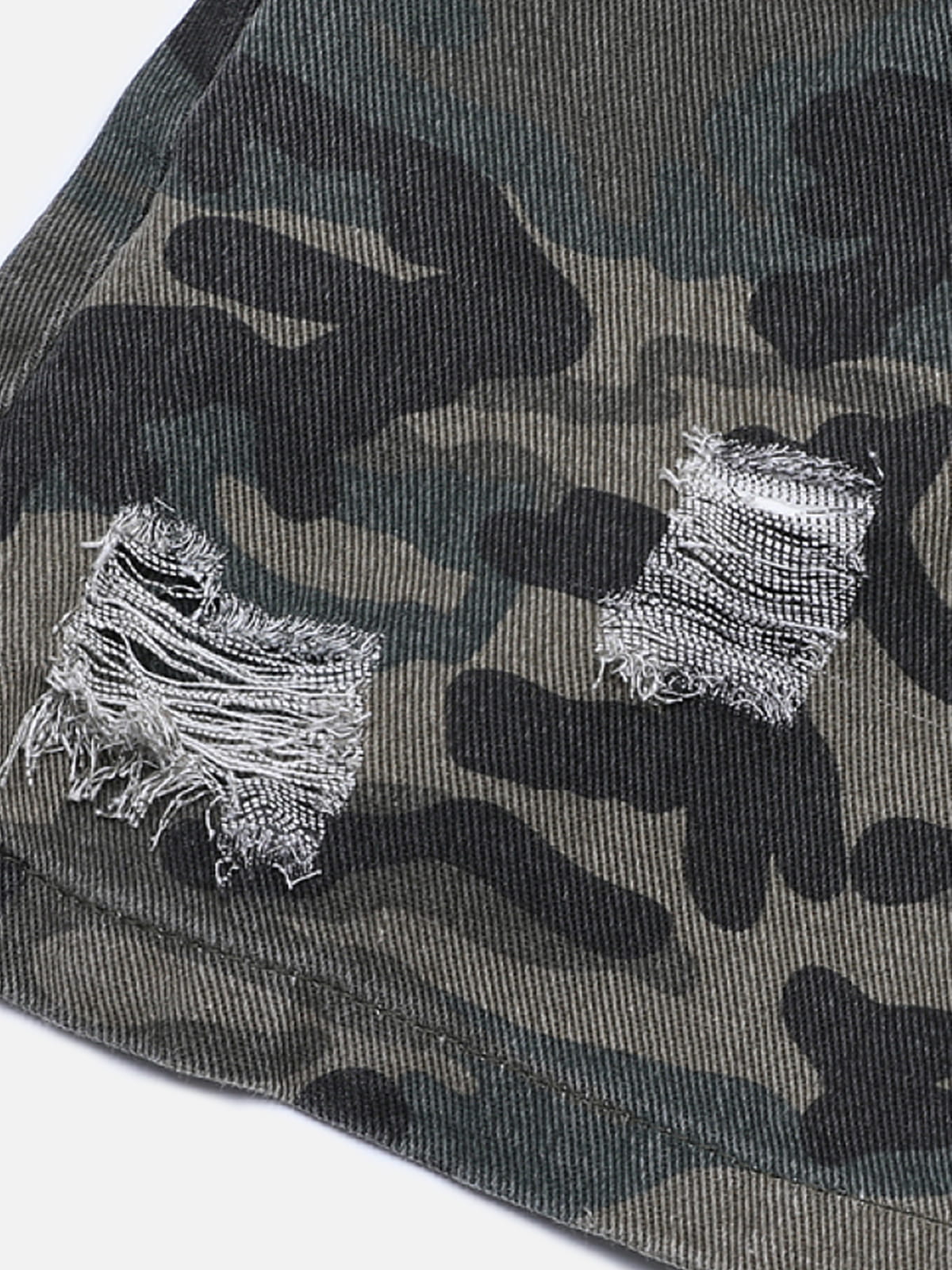 CAMO Belted Mini Skirt
