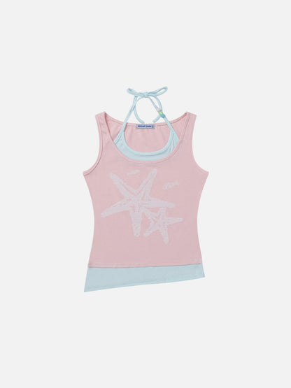 Layered Halter Tank Top