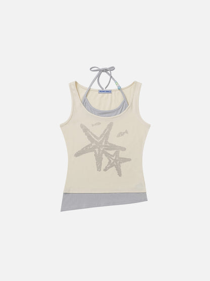 Layered Halter Tank Top