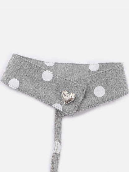 Polka Dot Choker Short Sleeve Tee