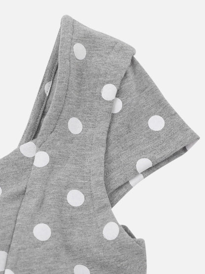 Polka Dot Choker Short Sleeve Tee