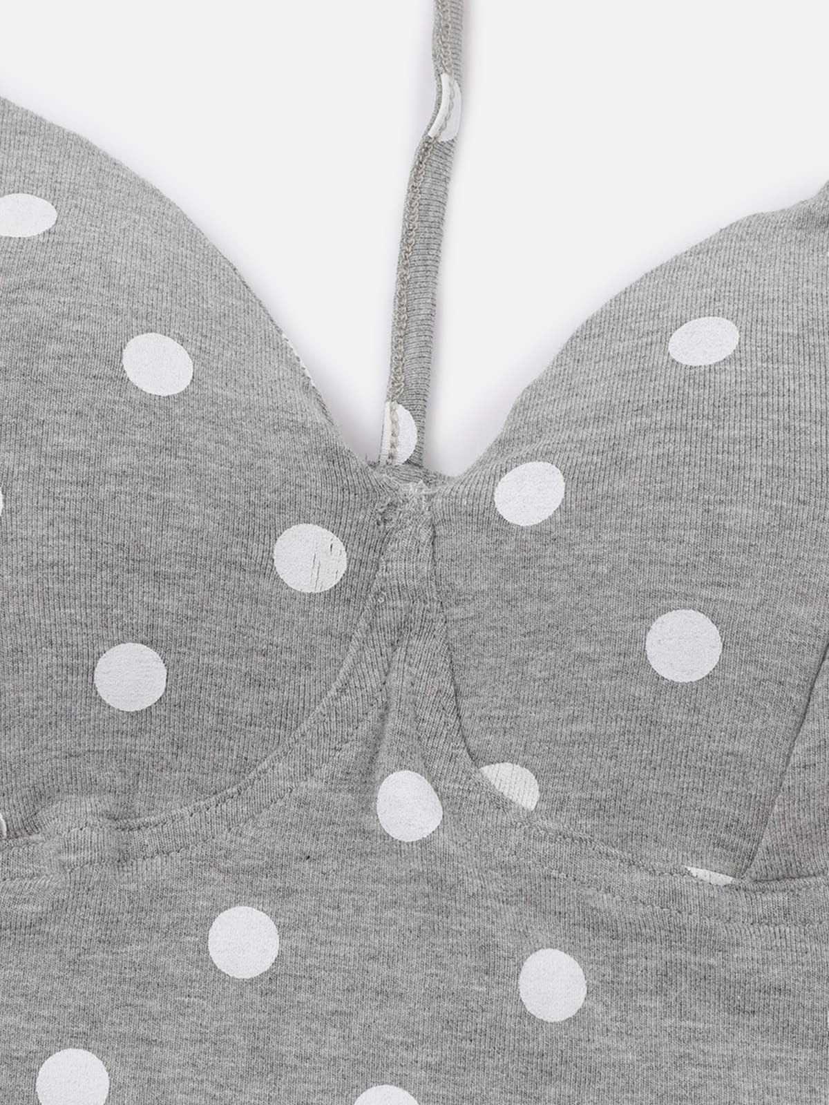 Polka Dot Choker Short Sleeve Tee
