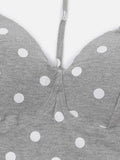 Polka Dot Choker Short Sleeve Tee