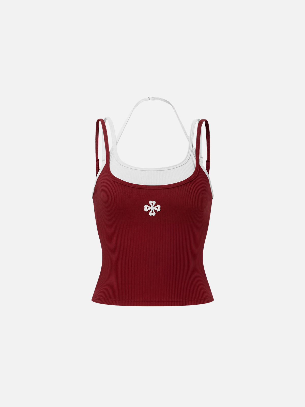Contrast Layered Padded Cami Top
