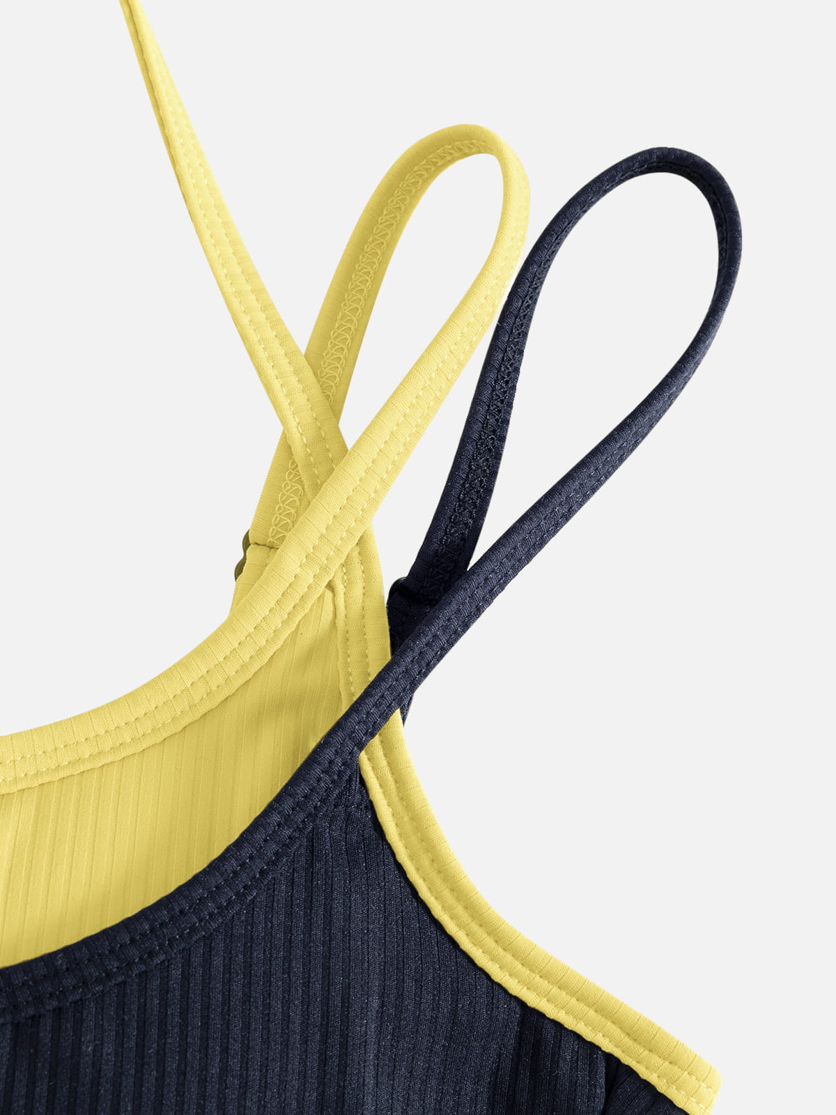 Contrast Layered Padded Cami Top