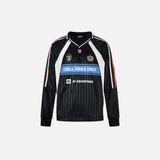 Y2K Luxurious Long Sleeve V-Neck Polo T-Shirt